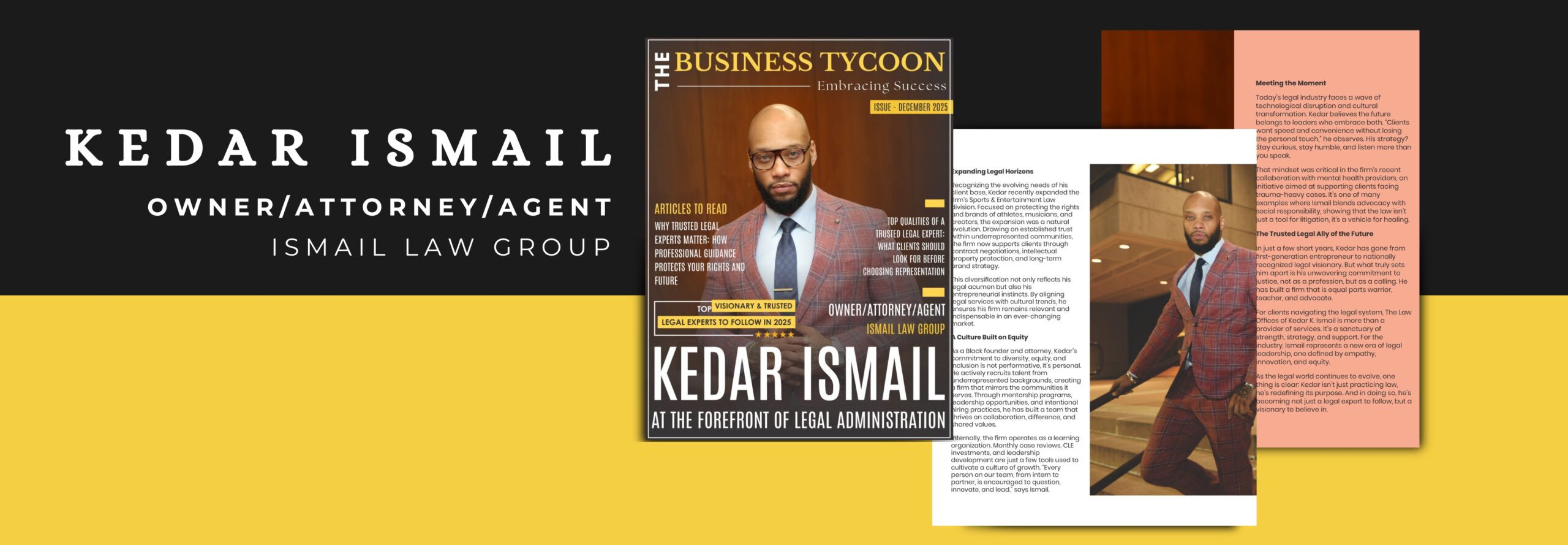 Kedar Ismail Front Image